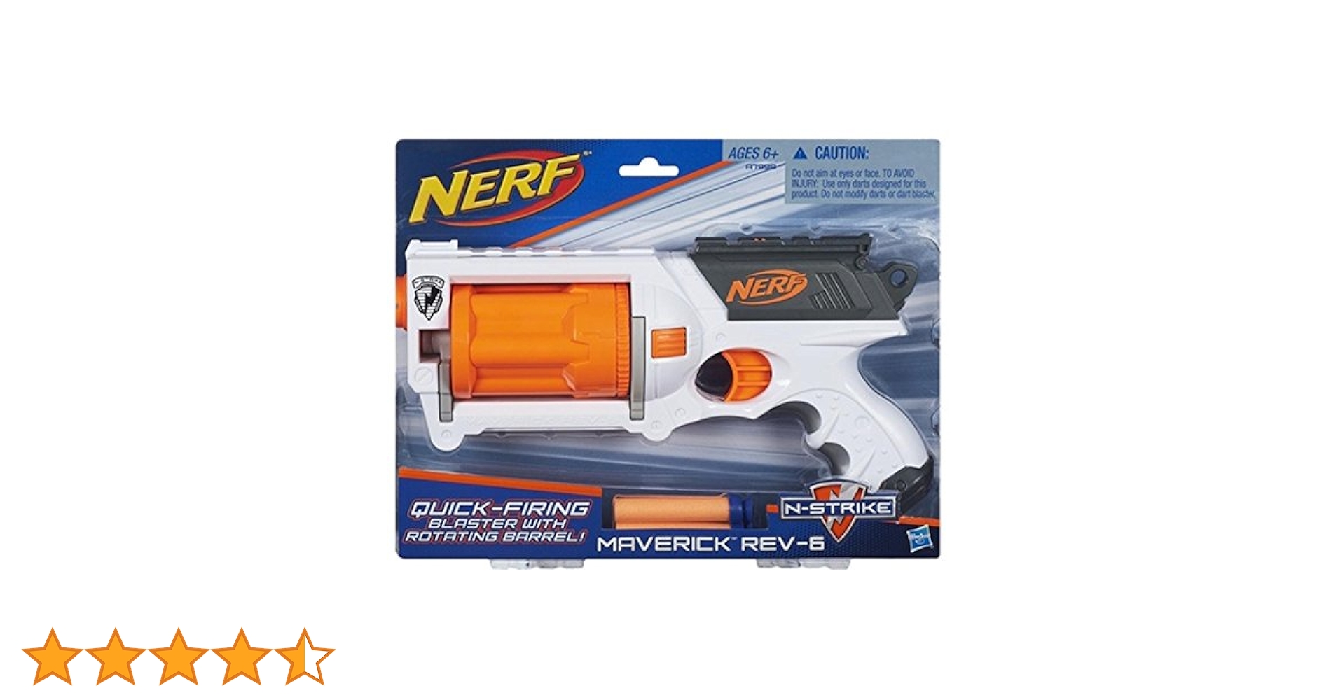 トイガン NERF Maverick Whiteout N-Strike Rare 2004 NERF N-Strike Maverick REV-6 Whiteout Edition with